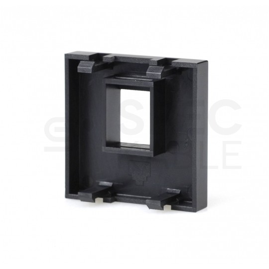 Adapter keystone pojedynczy 2M 45x45 czarny Mediabox