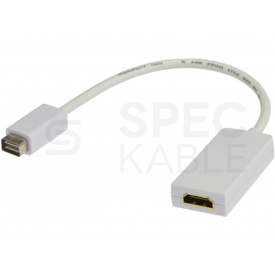 Adapter mini-DVI / HDMI FHD@60 (wtyk / gniazdo) 10cm