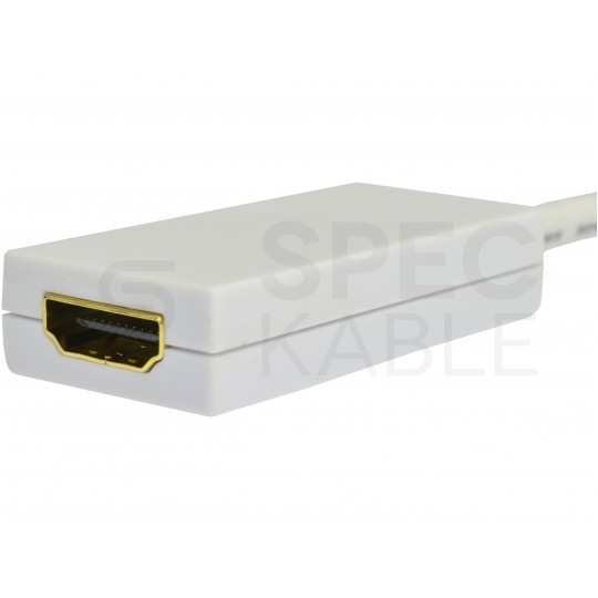 Adapter mini-DVI / HDMI FHD@60 (wtyk / gniazdo) 10cm