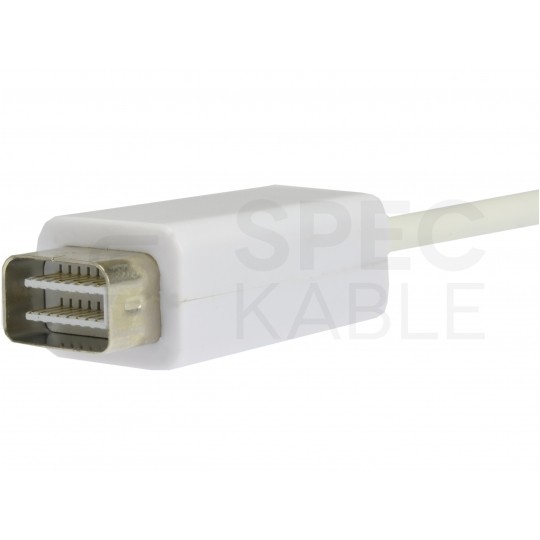 Adapter mini-DVI / HDMI FHD@60 (wtyk / gniazdo) 10cm
