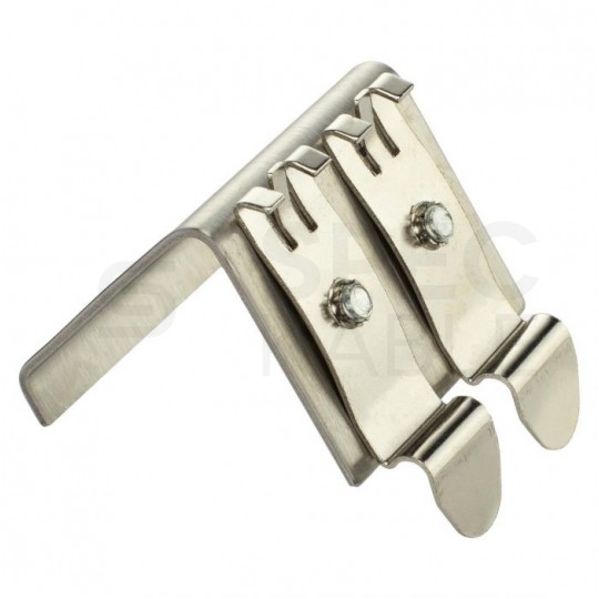 Adapter montażowy keystone podwójny na szynę DIN TH35 metalowy Alantec