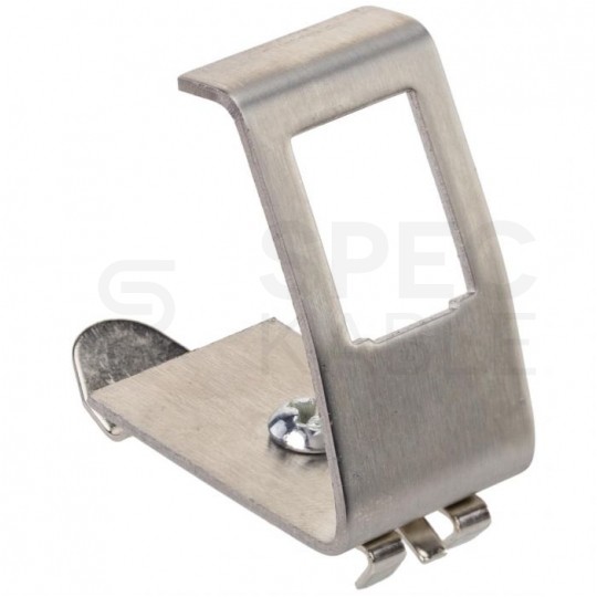 Adapter montażowy keystone pojedynczy na szynę DIN TH35 metalowy Alantec