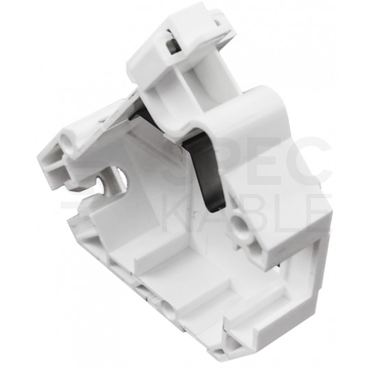 Adapter montażowy keystone pojedynczy na szynę DIN TH35 z uziemieniem MKA-D-2 Alantec