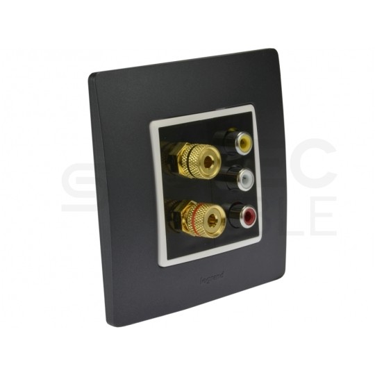 Adapter montażowy NILOE dla modułu 2M 45x45mm + zaślepka modułu biała Legrand