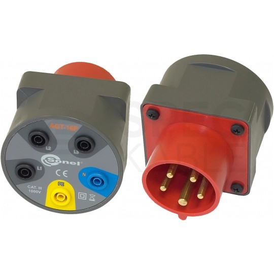 Adapter pomiarowy do gniazd siłowych 3-fazowych [5p] 16A SONEL AGT-16P