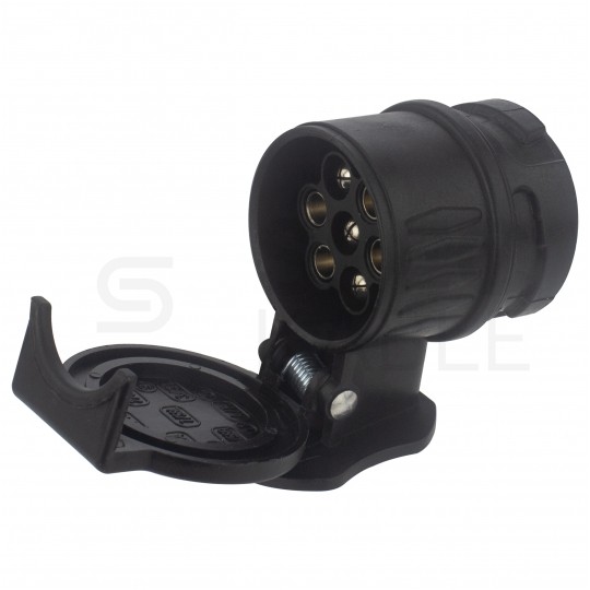 Adapter przyczepowy 12V Przejściówka 13-pin (wtyk) / 7-pin (gniazdo)