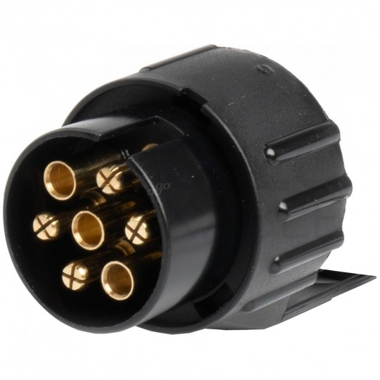 Adapter przyczepowy 12V Przejściówka 7-pin (wtyk) / 13-pin (gniazdo)