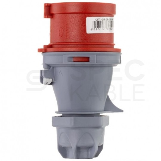 Adapter siłowy wtyk [5p] 16A / 3x gniazdo [2P+Z] 16A 230V IP44 na kablu OW 3x1,5mm2 0,5m