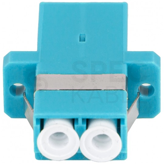Adapter światłowodowy FO MM duplex LC/UPC-LC/UPC aqua OM3 LANBERG