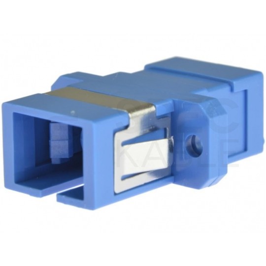 Adapter światlowodowy FO SM simplex SC/PC-SC/PC NEKU