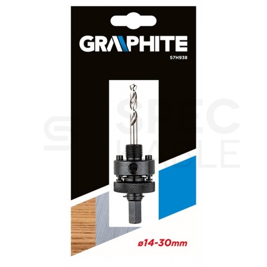 Adapter, trzpień do otwornic Bimetalowych 14-30mm GRAPHITE 57H938
