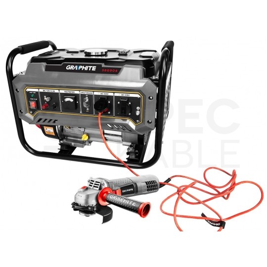 Agregat prądotwórczy 2000-2200W 230V 1-fazowy generator prądu GRAPHITE