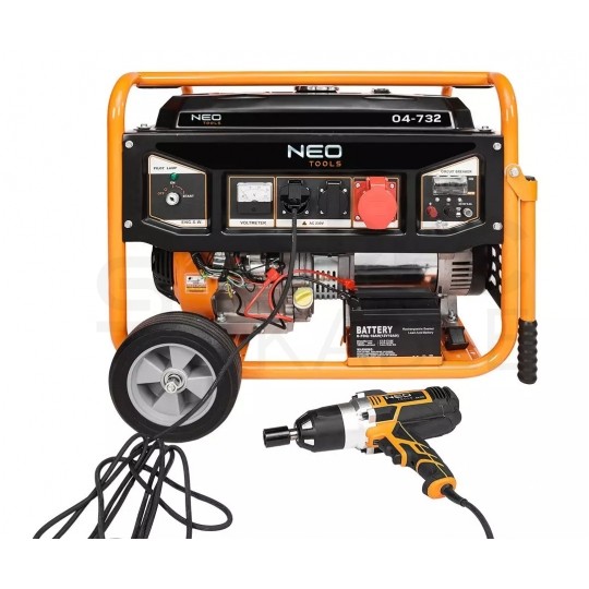 Agregat prądotwórczy 7000-7500W 230V 3-fazowy generator prądu NEO
