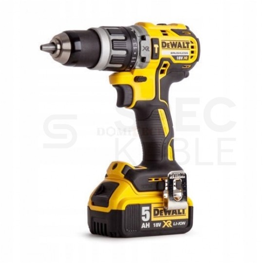 AKUM. WIERTARKO-WKRĘTARKA Z UDAREM XR 18V 2*5.0AH KUFER DEWALT
