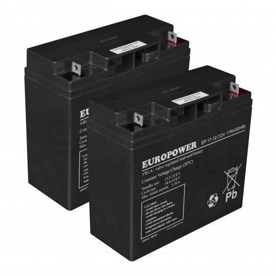 Akumulator AGM do zasilacza UPS 12V 17Ah EP bezobsługowy (śruba M5) EUROPOWER