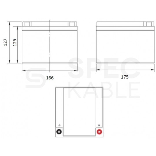 Akumulator AGM do zasilacza UPS 12V 33Ah bezobsługowy (śruba M5) VOLT OPTI