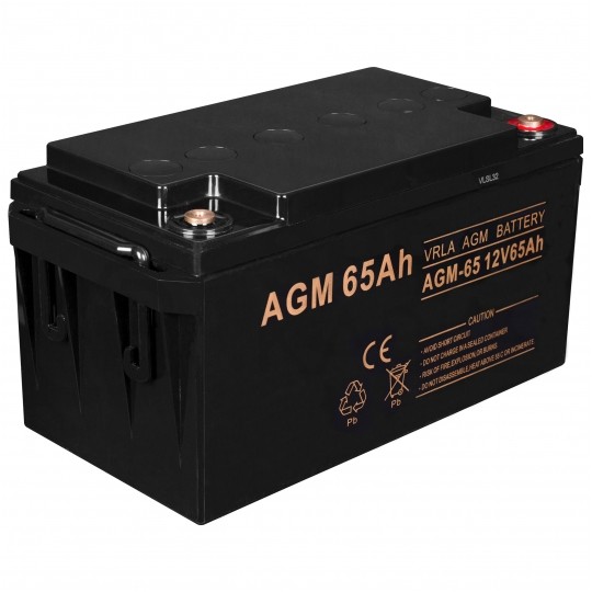 Akumulator AGM do zasilacza UPS 12V 65Ah bezobsługowy (śruba M6) VOLT
