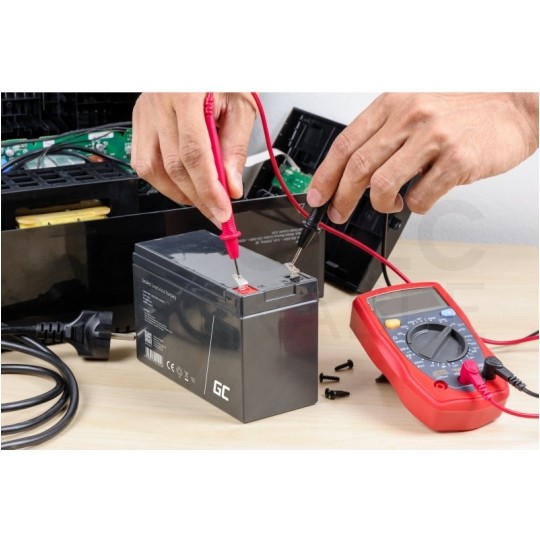 Akumulator AGM do zasilacza UPS 12V 7Ah bezobsługowy (Faston 250) Green Cell