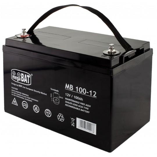Akumulator do zasilacza UPS 12V 100Ah MB AGM Faston 187