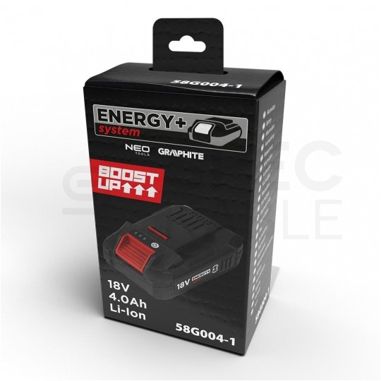 Akumulator Energy+ 18V bateria Li-Ion 4.0Ah Boost Up GRAPHITE 58G004-1
