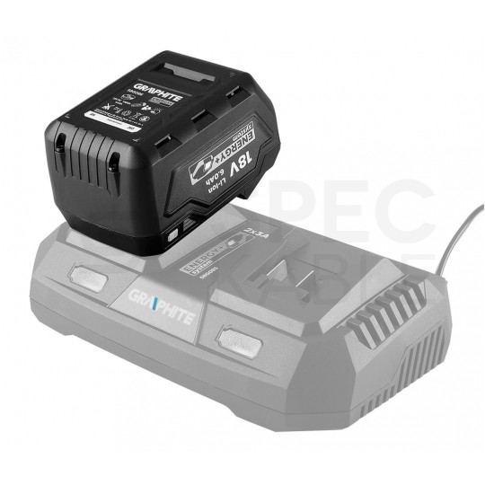 Akumulator Energy+ 18V bateria Li-Ion 6.0Ah GRAPHITE 58G086