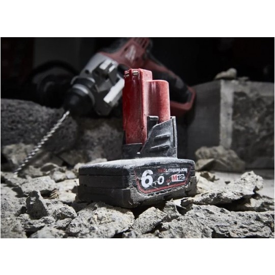 Akumulator M12 12V, Li-Ion o pojemności 6.0Ah MILWAUKEE