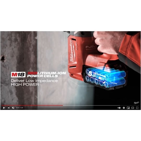 Akumulator M18 18V, Li-Ion o pojemności 5.0Ah MILWAUKEE