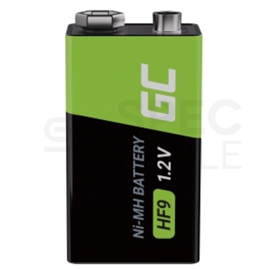 Akumulator Ni-MH HF9 9V 250mAh (Ready 2 Use) Green Cell BLISTER 1szt.