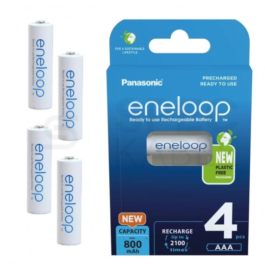 Akumulator Ni-MH R03 AAA 800mAh 1,2V (Ready 2 Use) Panasonic Eneloop BLISTER 4szt.