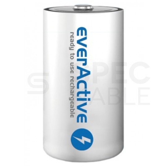 Akumulator Ni-MH R20 D 10000mAh 1,2V (Ready 2 Use) everActive Professional Line BLISTER 2szt.