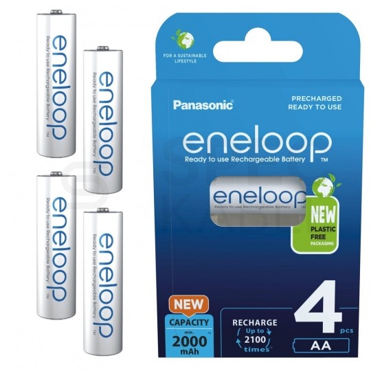 Akumulator Ni-MH R6 AA 2000mAh 1,2V (Ready 2 Use) Panasonic Eneloop BLISTER 4szt.