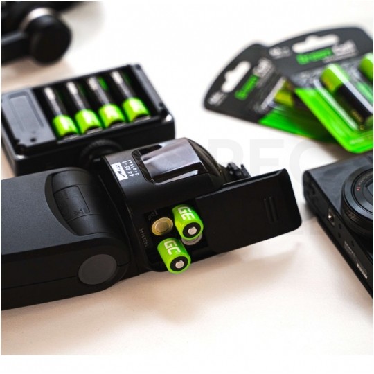 Akumulator Ni-MH R6 AA 2600mAh 1,2V (Ready 2 Use) Green Cell 3x BLISTER 4szt.