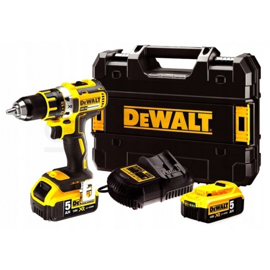 AKUMULATOROWA WIERTARKO-WKRĘTARKA XR 18V 2*5.0AH LI DEWALT