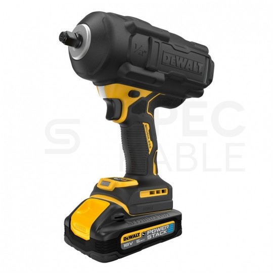 AKUMULATOROWY KLUCZ UDAROWY 1/2' XR 18V 2*5.0AH 2373 NM DEWALT