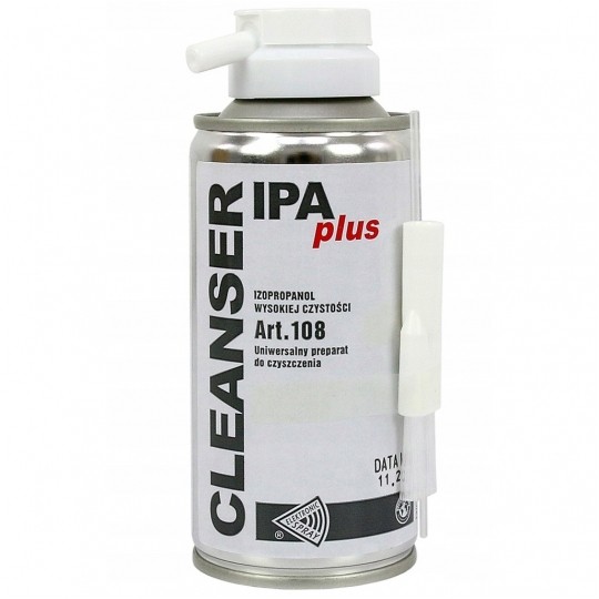 Alkohol izopropylowy spray 99,9% 150ml z pędzelkiem Cleanser IPA Plus MicroChip