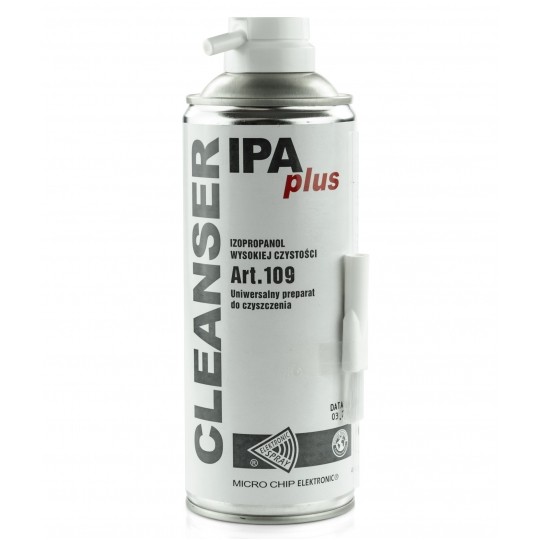Alkohol izopropylowy spray 99,9% 400ml z pędzelkiem Cleanser IPA Plus MicroChip