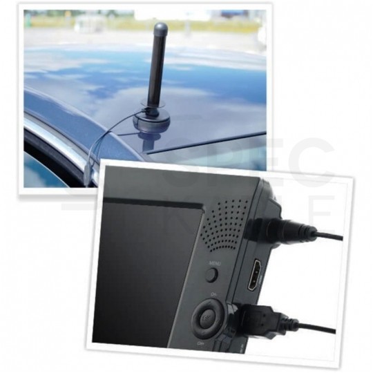 Antena mobilna TV DVB-T VHF/UHF dookólna zysk 26dB. MI-ANT0100 MISTRAL