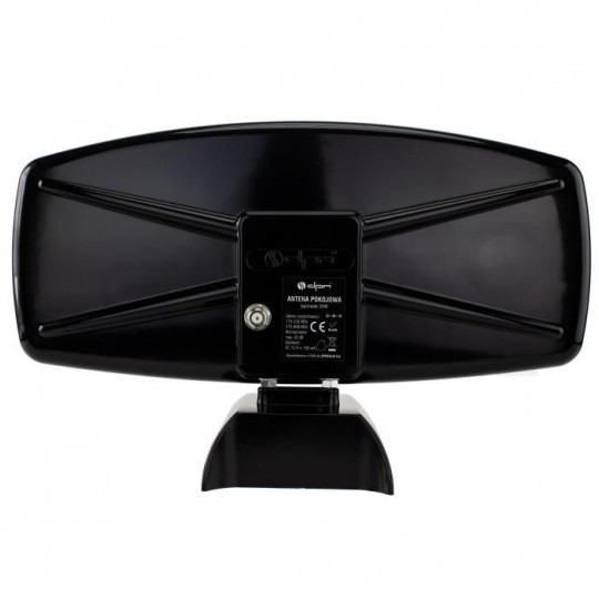 Antena pokojowa DVB-T VHF/UHF/FM ze wzmacniaczem 42dB i zasilaczem