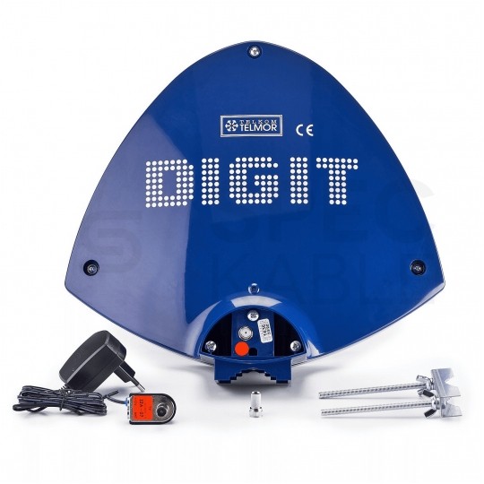 Antena TV naziemnej cyfrowej DIGIT ACTIVIA niebieska TELMOR