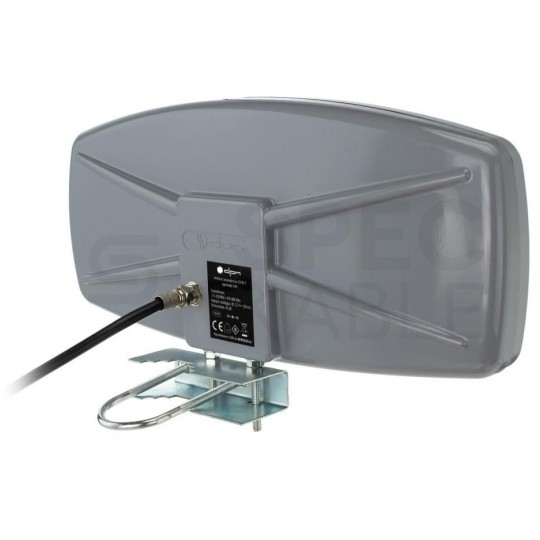 Antena zewnętrzna DVB-T VHF/UHF ze wzmacniaczem 42dB i zasilaczem