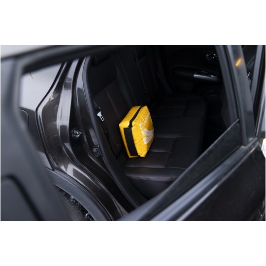 Apteczka pierwszej pomocy samochodowa bogato wyposażona wesja PRO żółta MEDAID