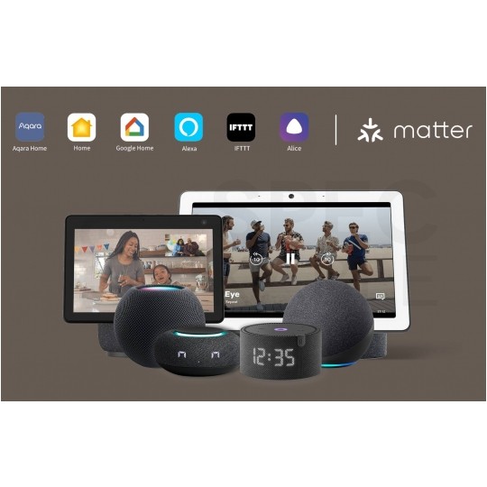 AQARA Głowica termostatyczna, termostat grzejnikowy M30x1,5mm Zigbee 3.0