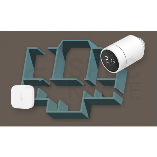 AQARA Głowica termostatyczna, termostat grzejnikowy M30x1,5mm Zigbee 3.0