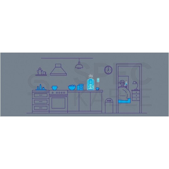 AQARA Inteligentne gniazdko zasilające typu Schuko 230V 10A zdalnie sterowane Smart Plug białe