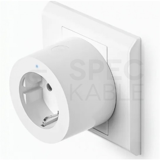 AQARA Inteligentne gniazdko zasilające typu Schuko 230V 10A zdalnie sterowane Smart Plug białe