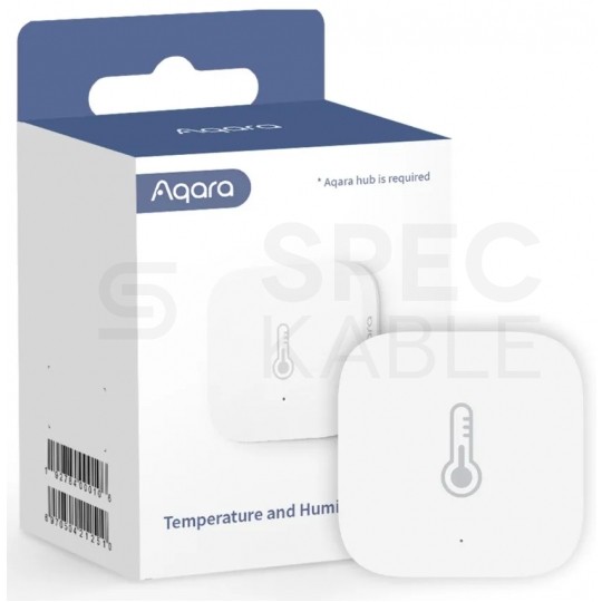 AQARA Inteligentny czujnik sensor temperatury i wilgotności biały