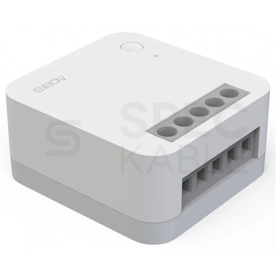 AQARA Inteligentny przekaźnik 1-kanałowy T1+N 2500W (z przewodem neutralnym) biały