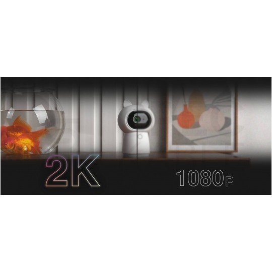 AQARA Kamera bezprzewodowa G3 1296p (2K) Dual Band Wi-Fi + wbudowany Hub Zigbee 3.0