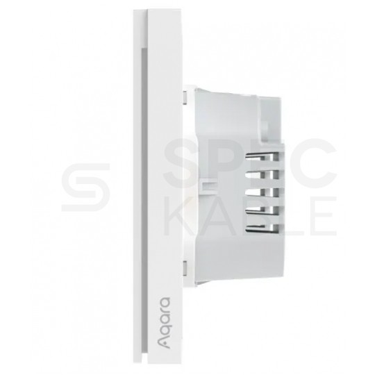 AQARA Przełącznik ścienny 1-przyciskowy (bez przewodu neutralnego) biały