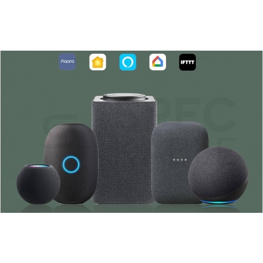 AQARA Przełącznik ścienny 2-przyciskowy (bez przewodu neutralnego) biały